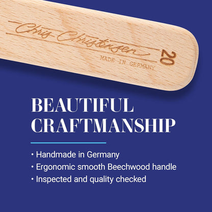 35 Mm Oval Pin Dog Brush, Original Series, Groom like a Professional, Stainless Steel Pins, Lightweight Beech Wood Body, Ground and Polished Tips