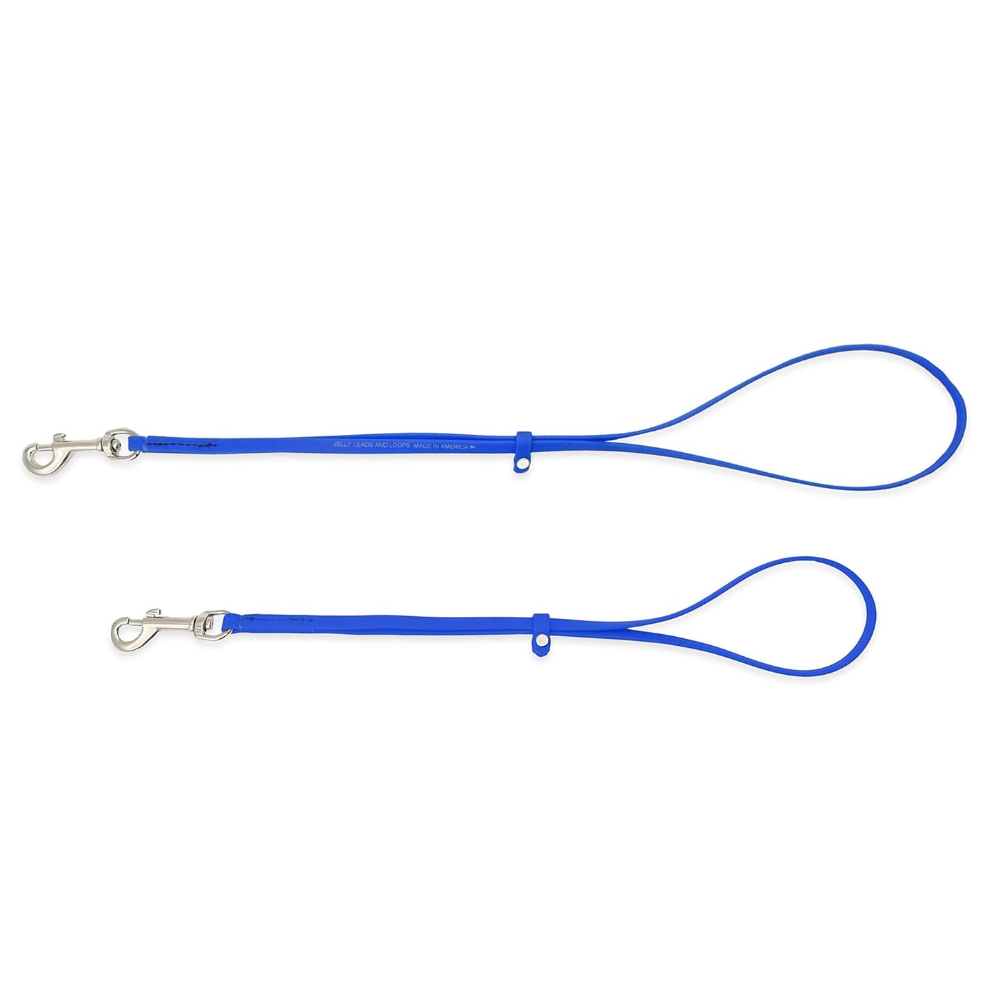 Jelly Pet Grooming Loop for Dogs, Fits Most Pet Grooming Tubs/Tables, Easy to Clean, Waterproof & Durable Noose Loop, Stronger than Leather, Made in the USA, 3/8" X 18’’ and 24" Royal Blue