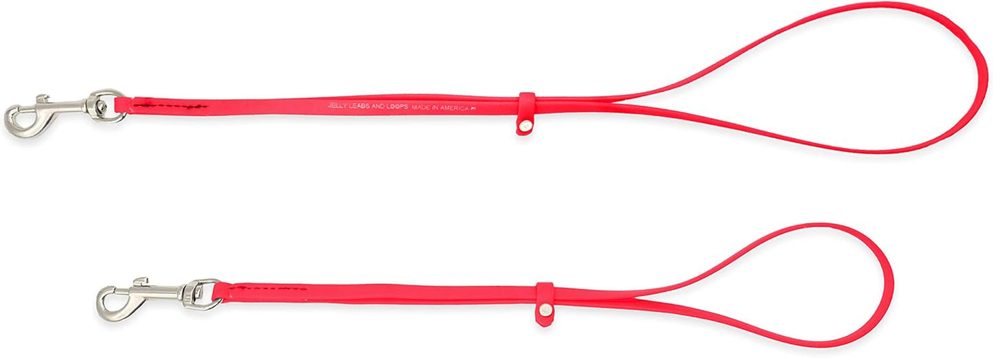 Jelly Pet Grooming Loop for Dogs, Fits Most Pet Grooming Tubs/Tables, Easy to Clean, Waterproof & Durable Noose Loop, Stronger than Leather, Made in the USA, 3/8" X 18’’ and 24"